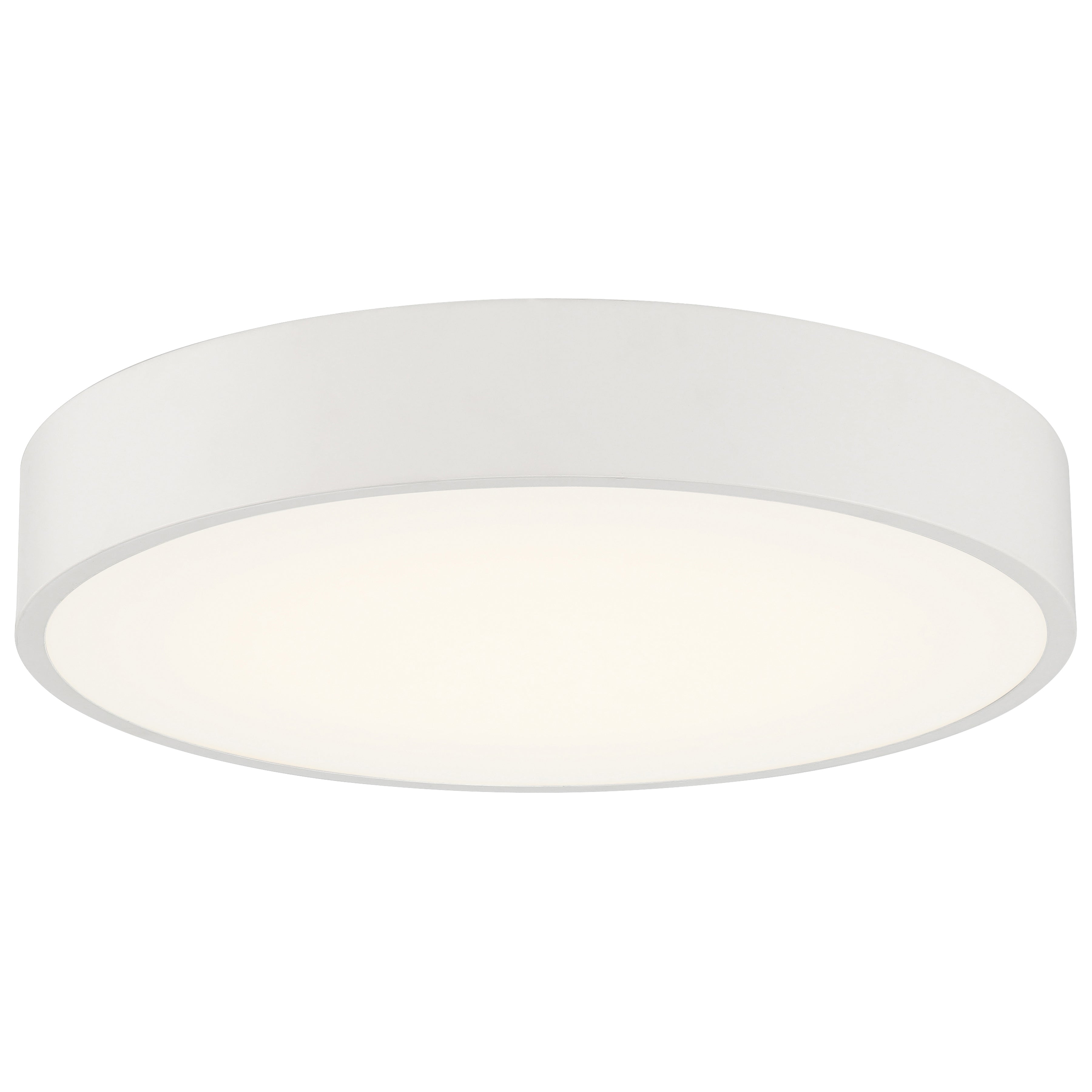 Como LED Flush Mount, White / 24W