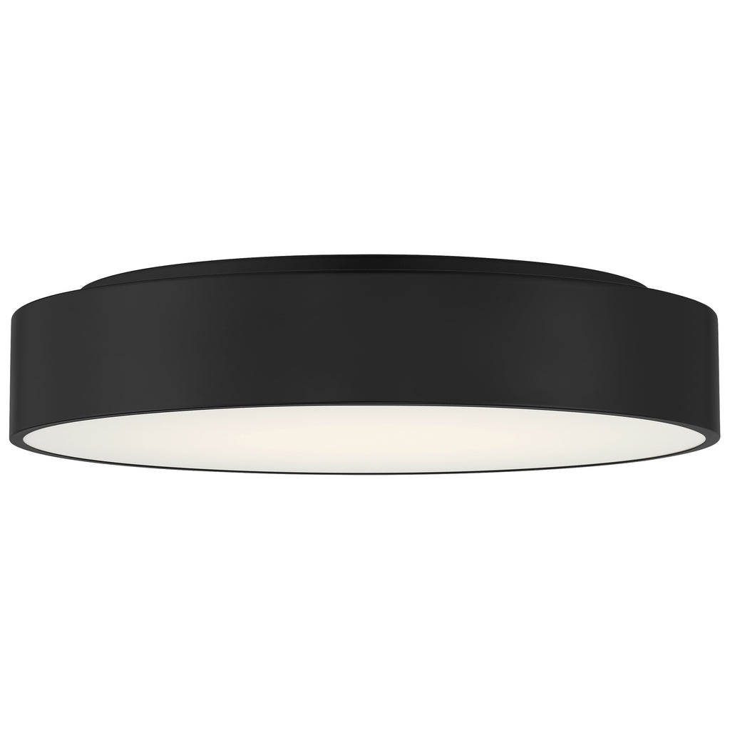 Como LED Flush Mount, Black / 27W