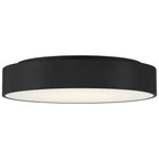 Como LED Flush Mount, Black / 40W
