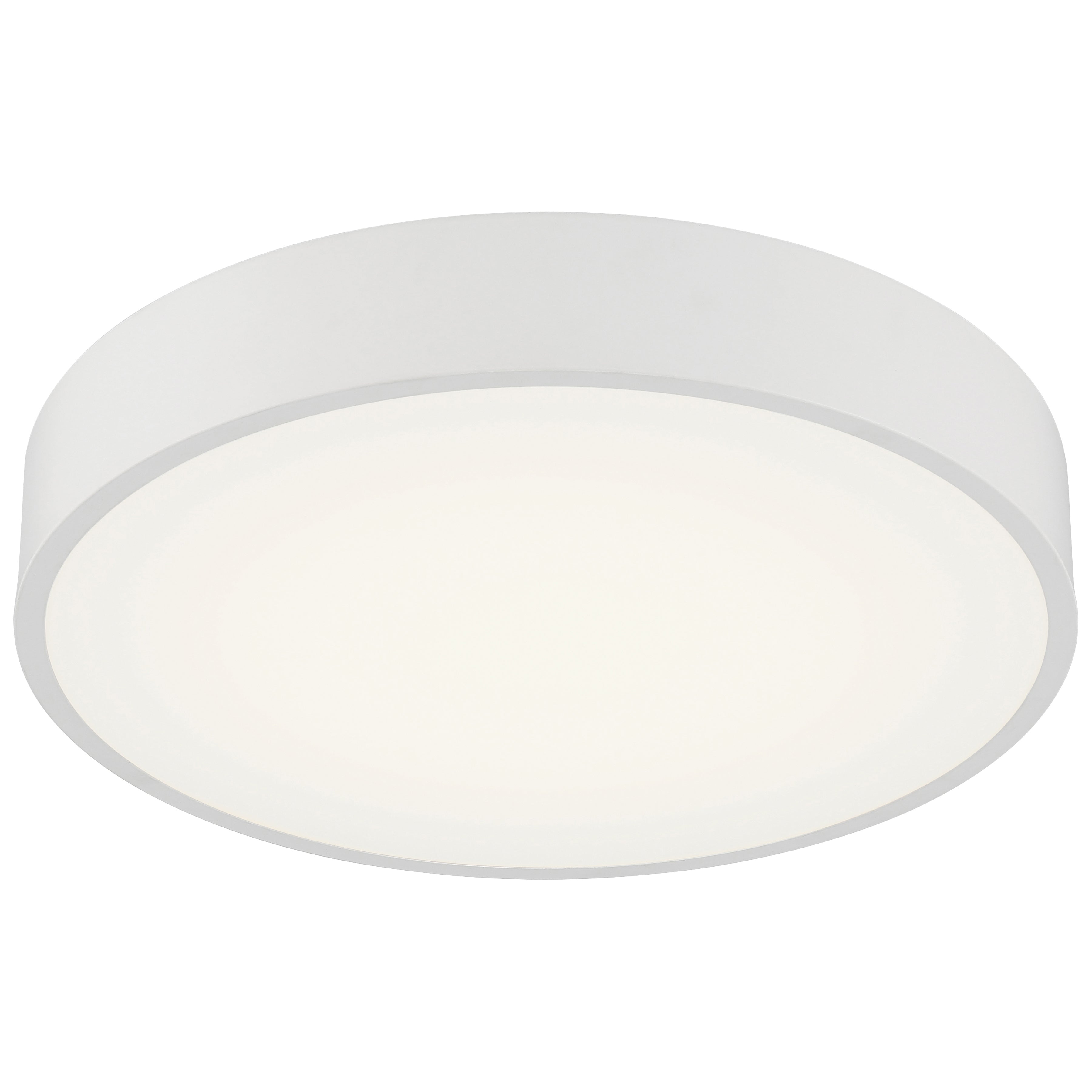 Como LED Flush Mount, White / 40W
