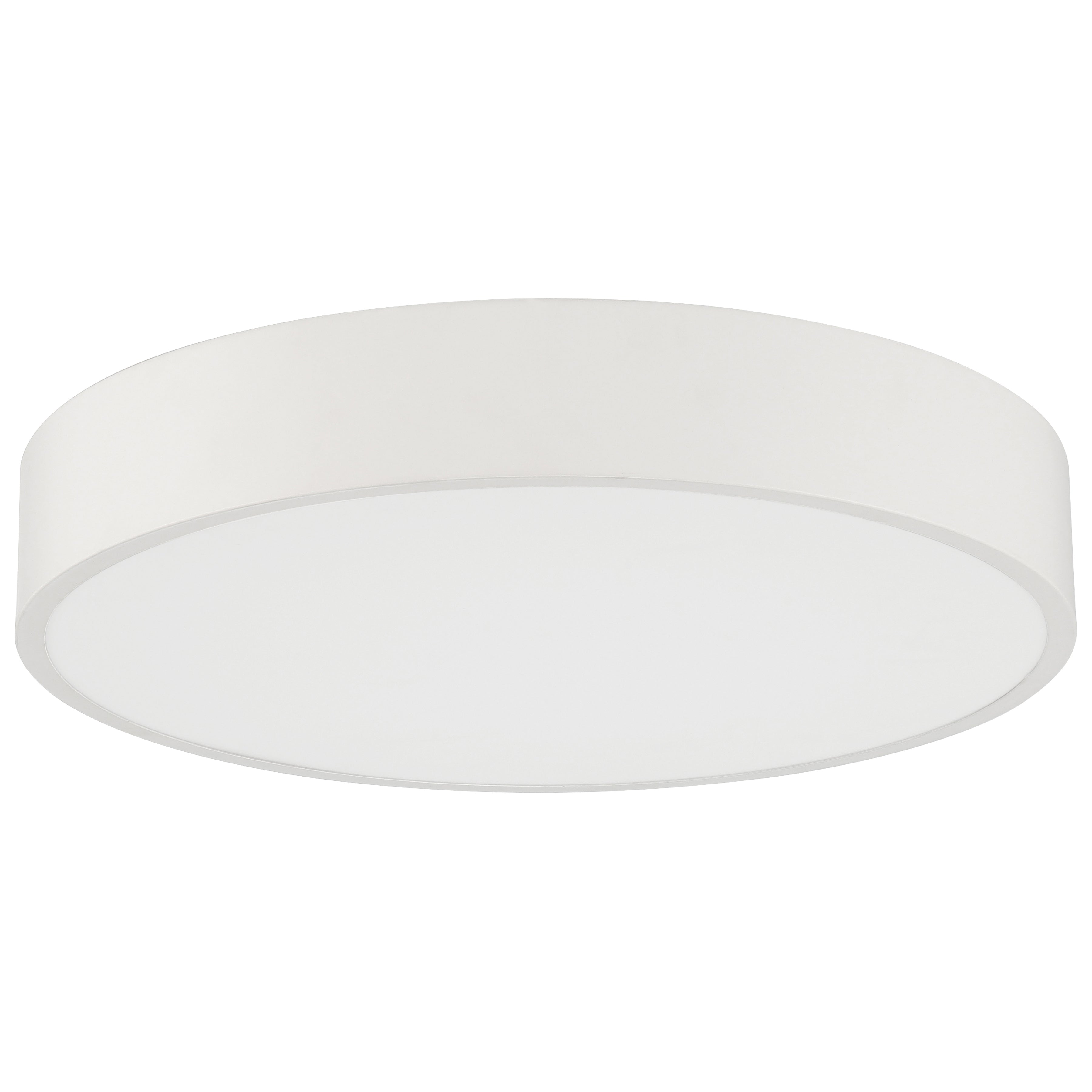Como LED Flush Mount, White / 40W