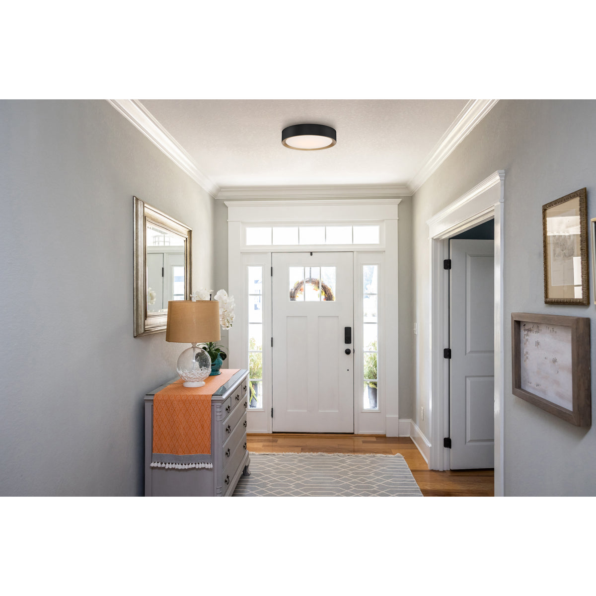 Access Lighting Malaga Color Selectable 3CCT LED Flush Mount, Matte Black / 15.75", image 7