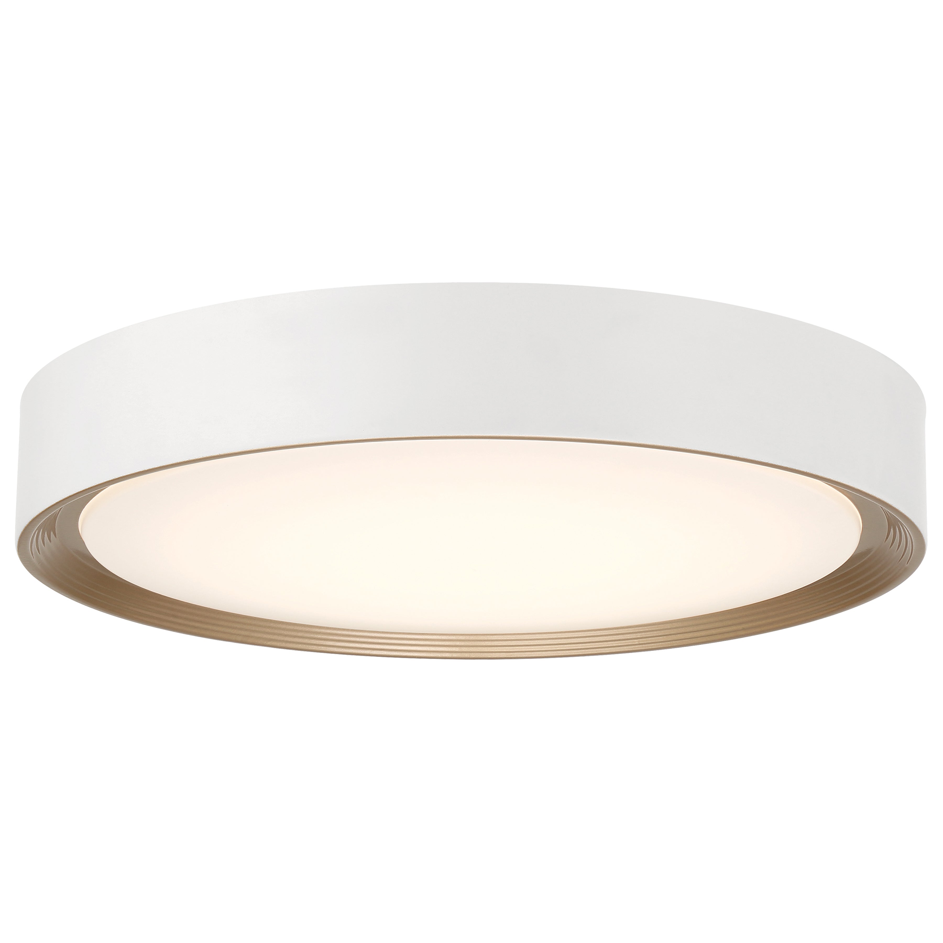 Malaga Color Selectable 3CCT LED Flush Mount, Matte White / 15.75"
