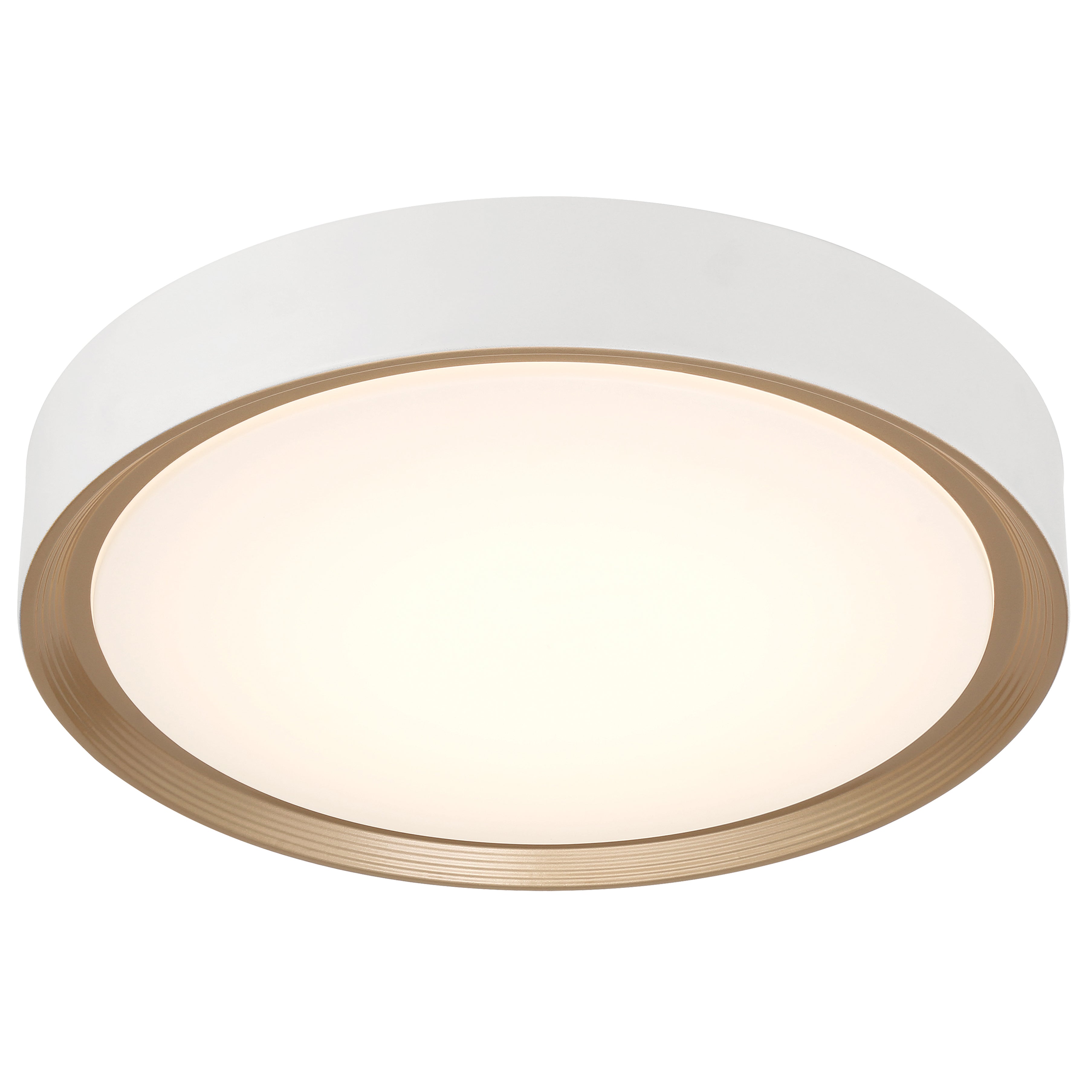 Malaga Color Selectable 3CCT LED Flush Mount, Matte White / 15.75"
