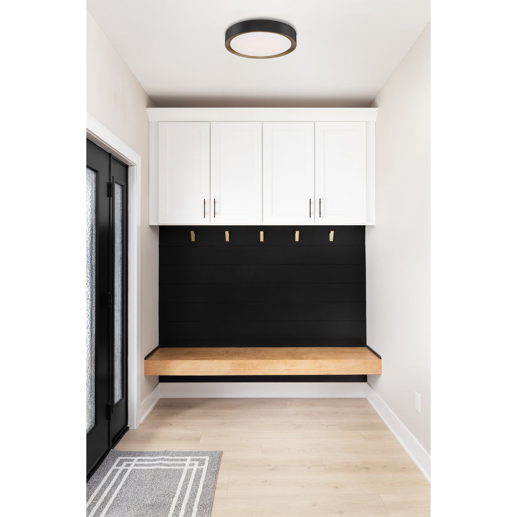 Access Lighting Malaga Color Selectable 3CCT LED Flush Mount, Matte Black / 19.75", image 2