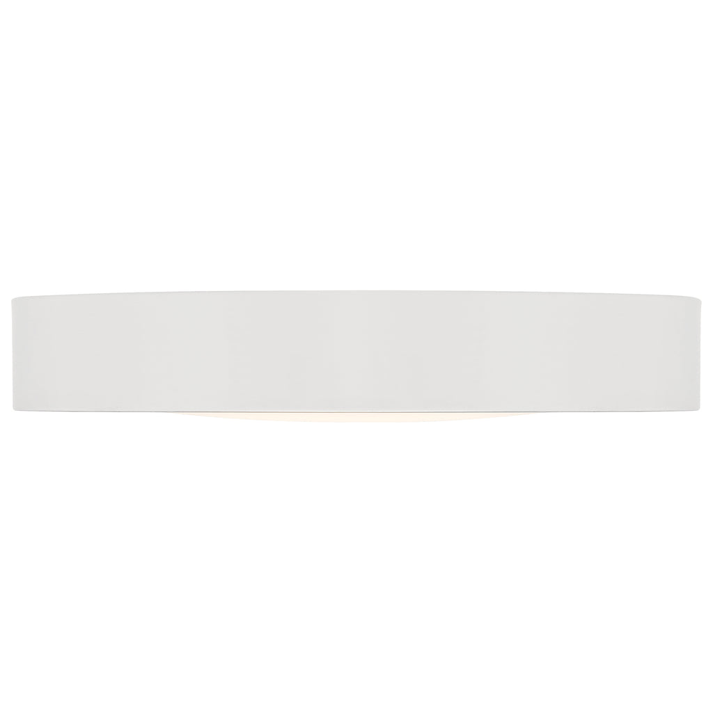 Malaga Color Selectable 3CCTLED Flush Mount, Matte White