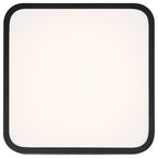 Granada LED Flush Mount, Black / 12"