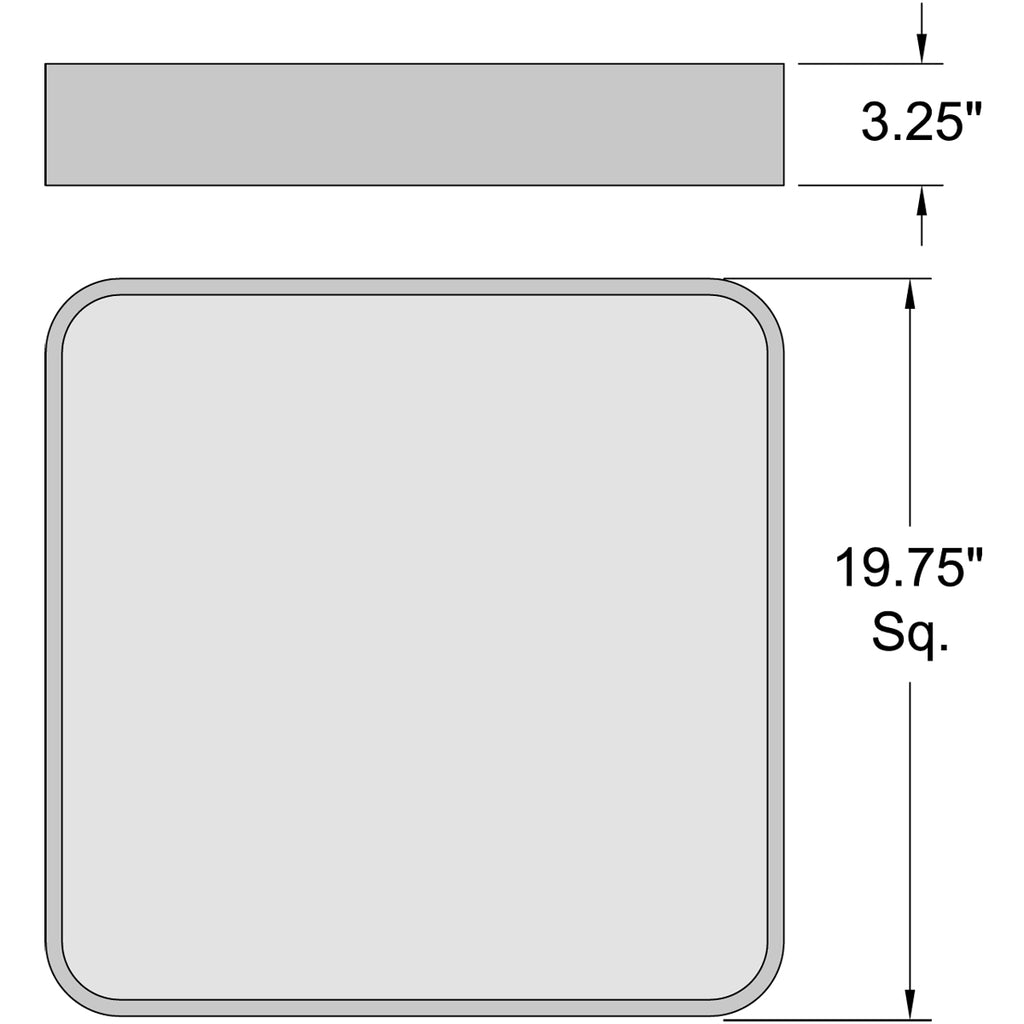 Access Lighting Granada LED Flush Mount, Satin / 19.75", image 7