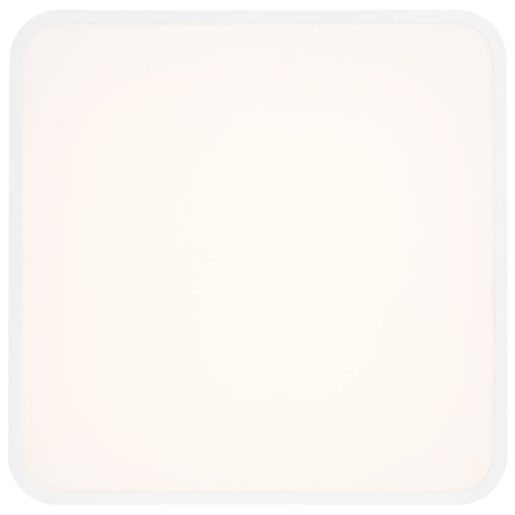 Granada LED Flush Mount, White / 15.75"