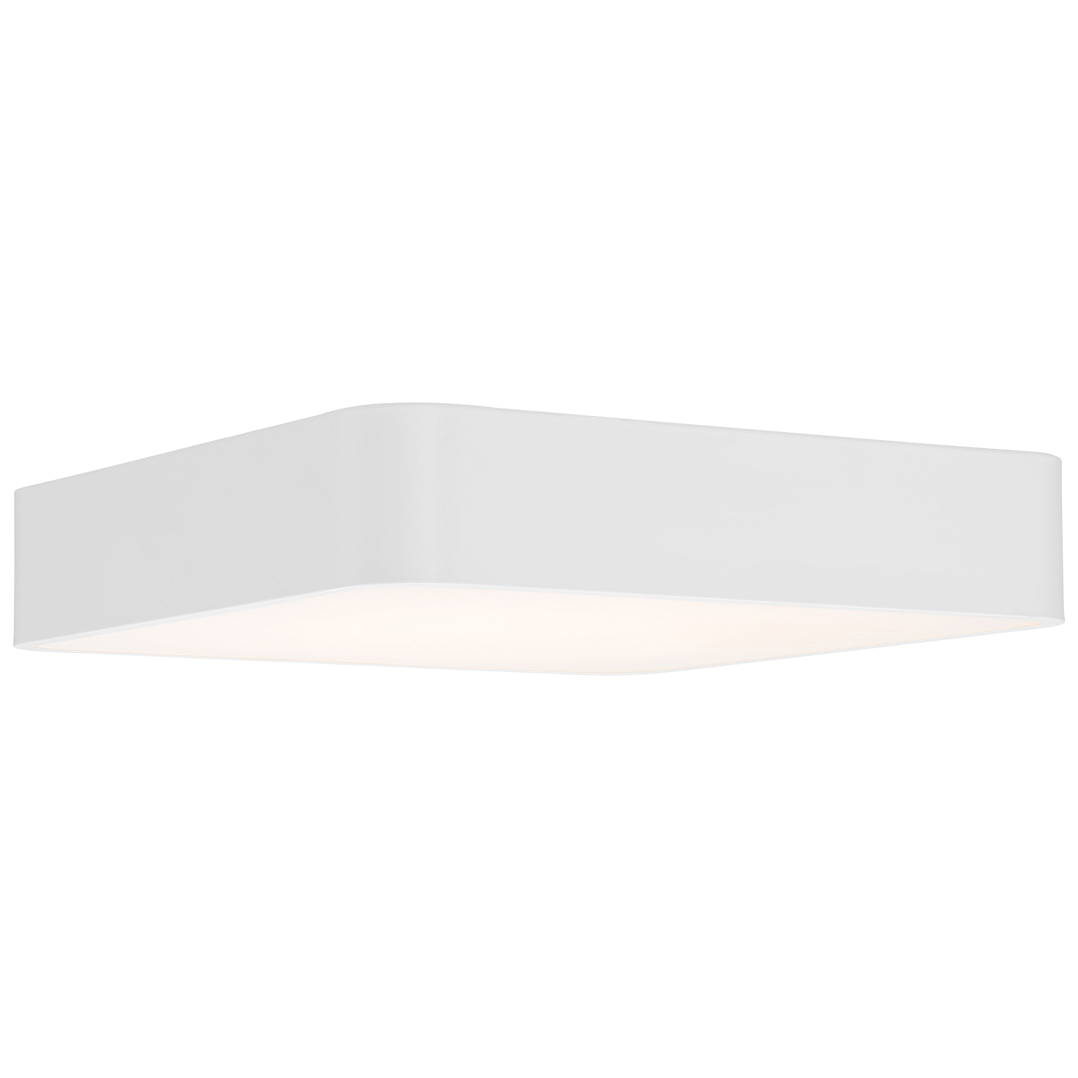 Granada LED Flush Mount, White / 15.75"