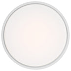 Lucia LED Flush Mount, White / 13.75"