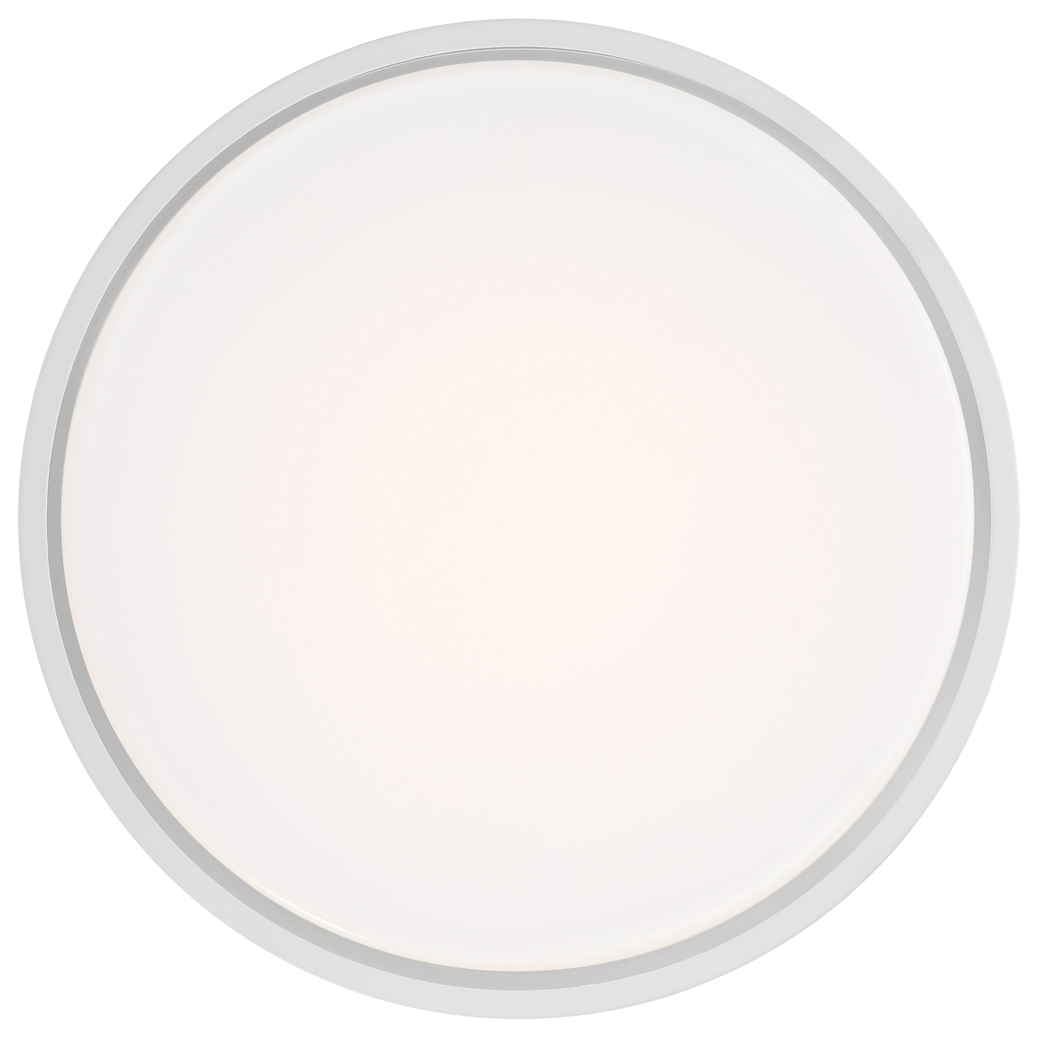 Lucia LED Flush Mount, White / 13.75"