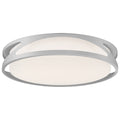 Lucia LED Flush Mount, Satin / 17.75"