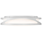 Lucia LED Flush Mount, Satin / 17.75"