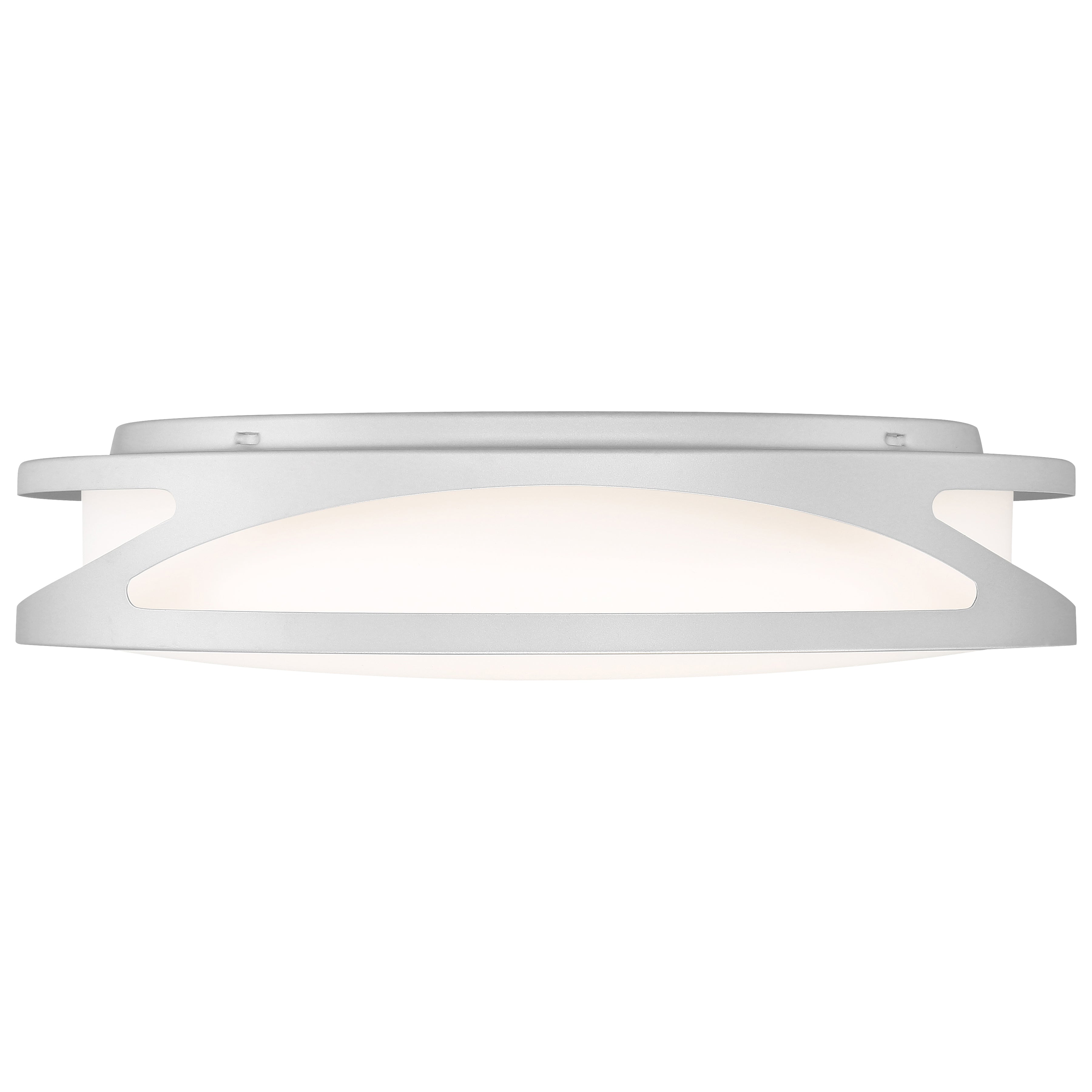 Lucia LED Flush Mount, Satin / 17.75"
