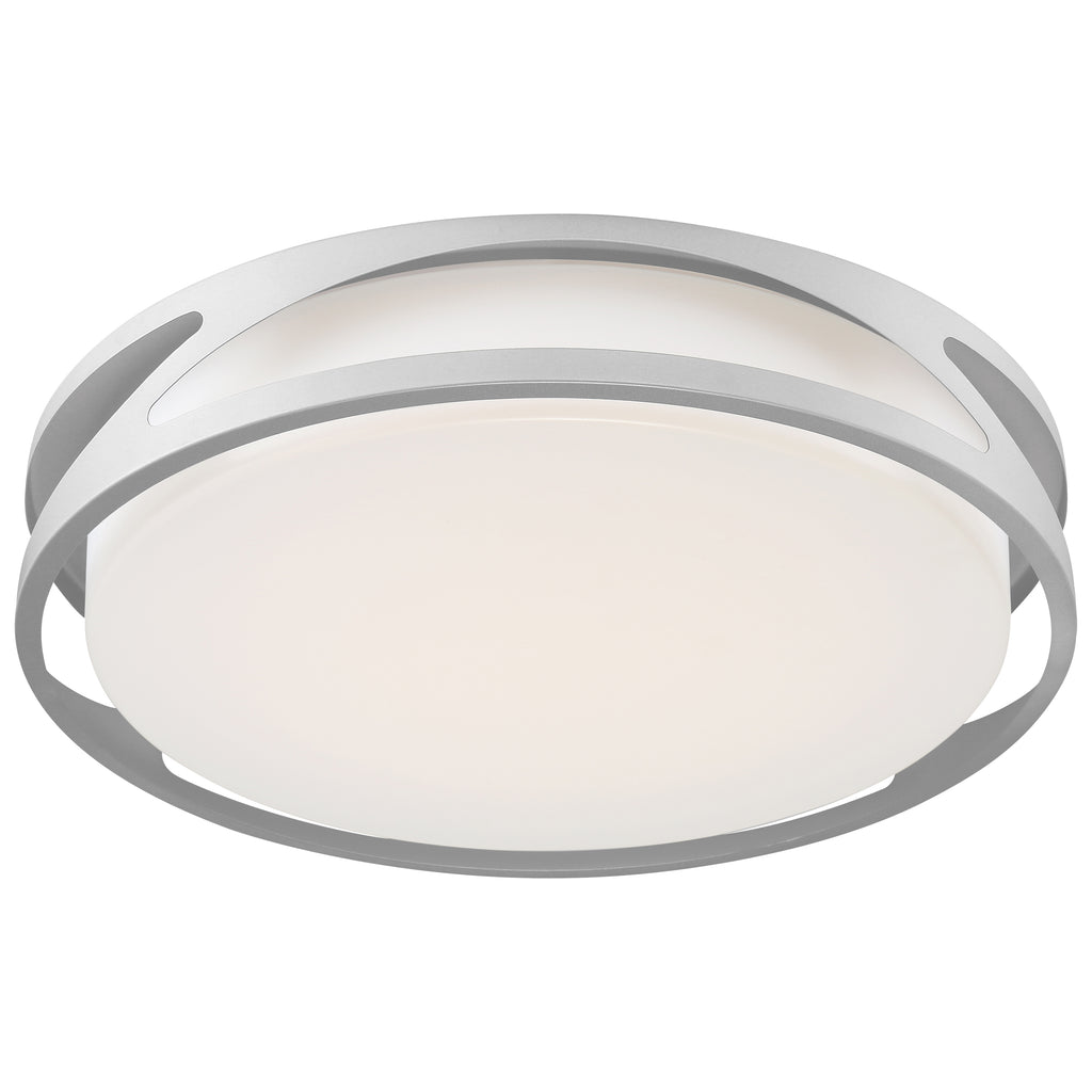 Lucia LED Flush Mount, Satin / 17.75"