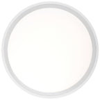 Lucia LED Flush Mount, White / 17.75"