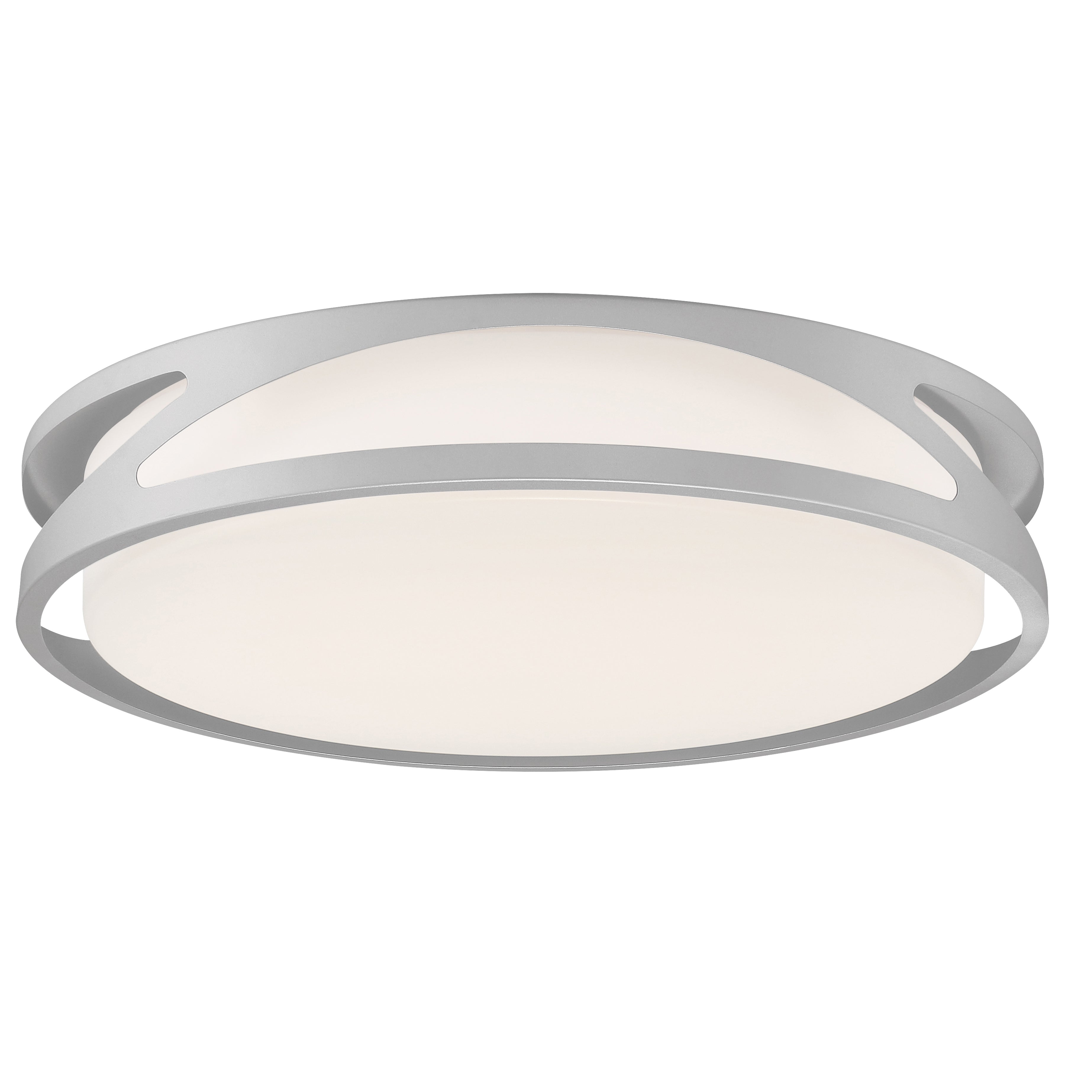 Lucia LED Flush Mount, Satin / 21.75"