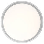 Lucia LED Flush Mount, Satin / 21.75"