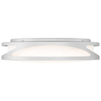 Lucia LED Flush Mount, Satin / 21.75"