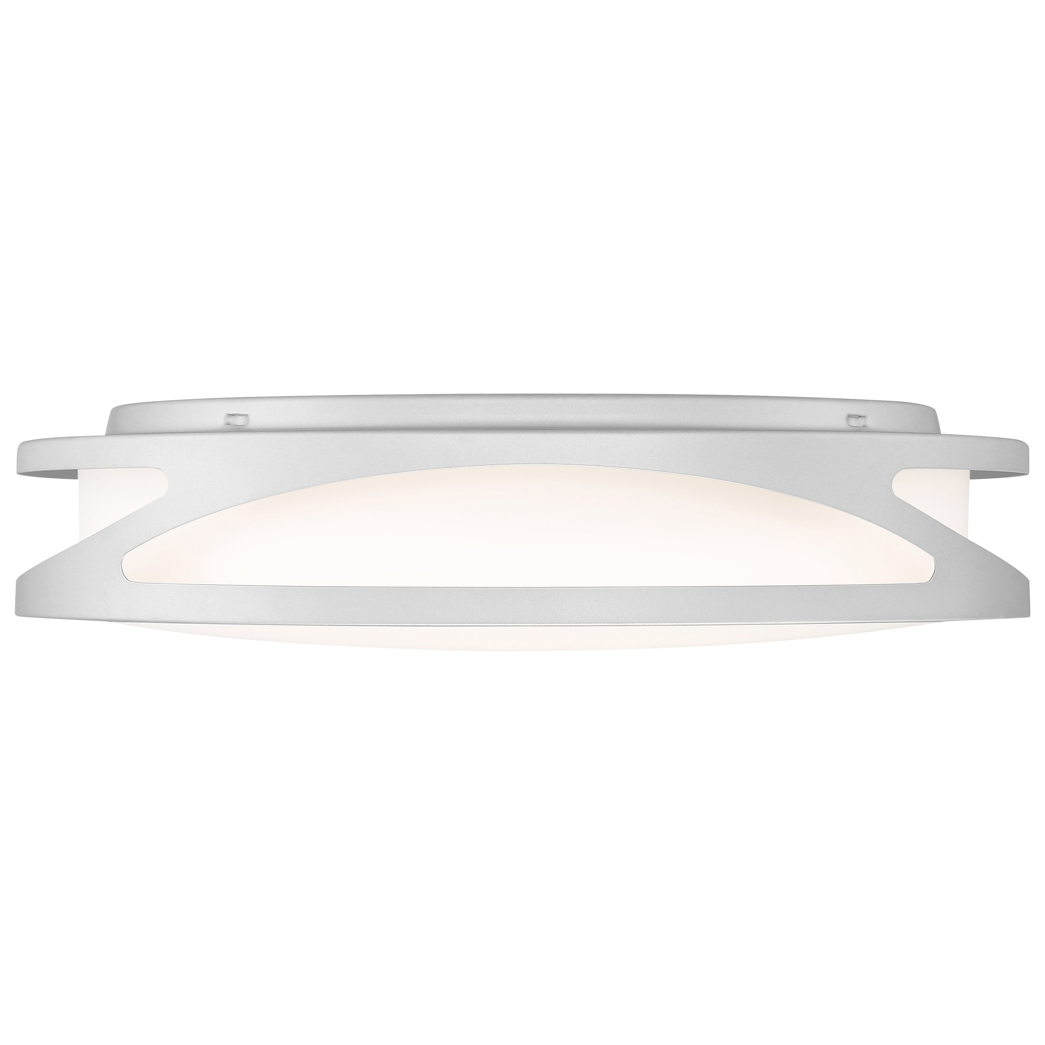 Lucia LED Flush Mount, Satin / 21.75"