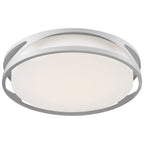 Lucia LED Flush Mount, Satin / 21.75"