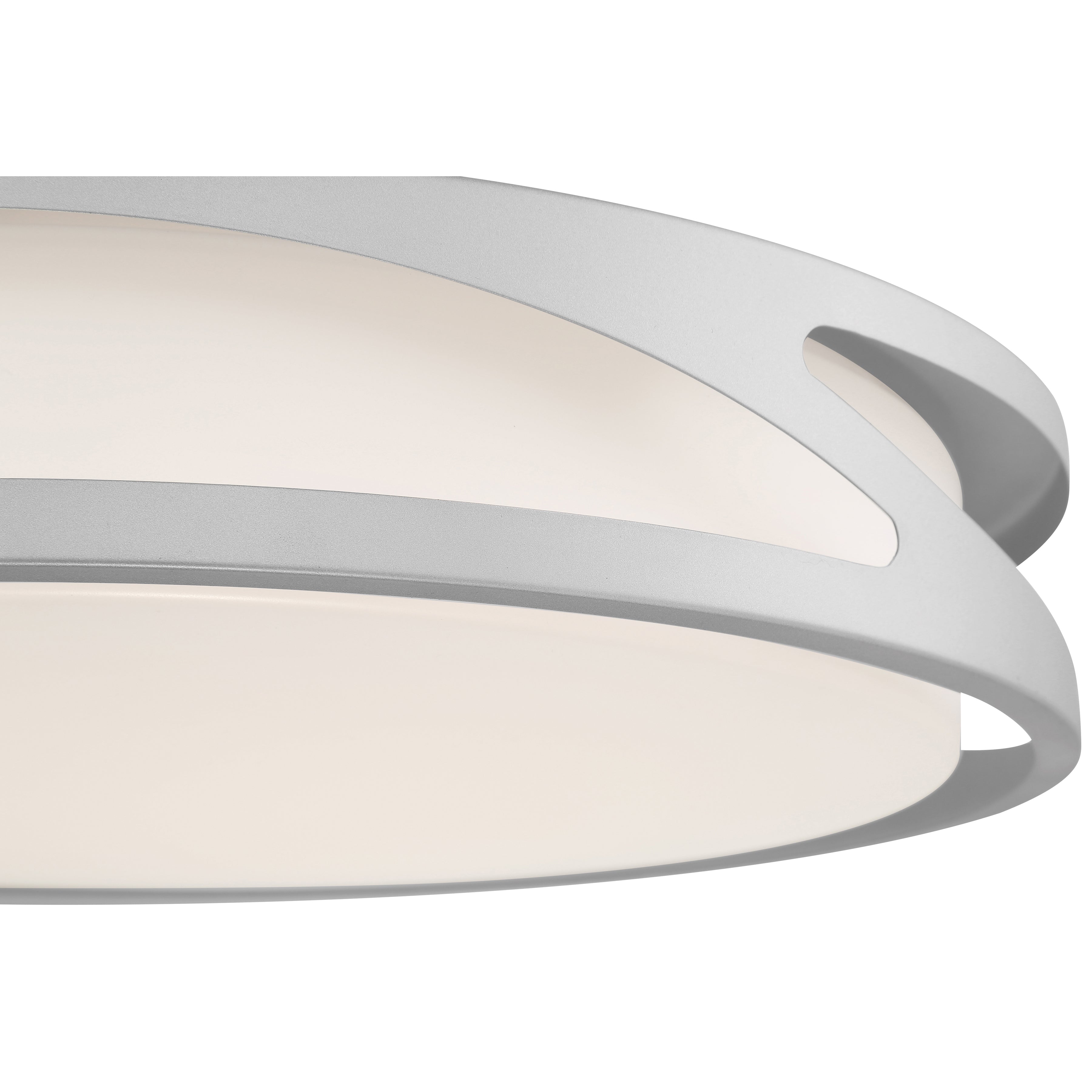 Lucia LED Flush Mount, Satin / 21.75"