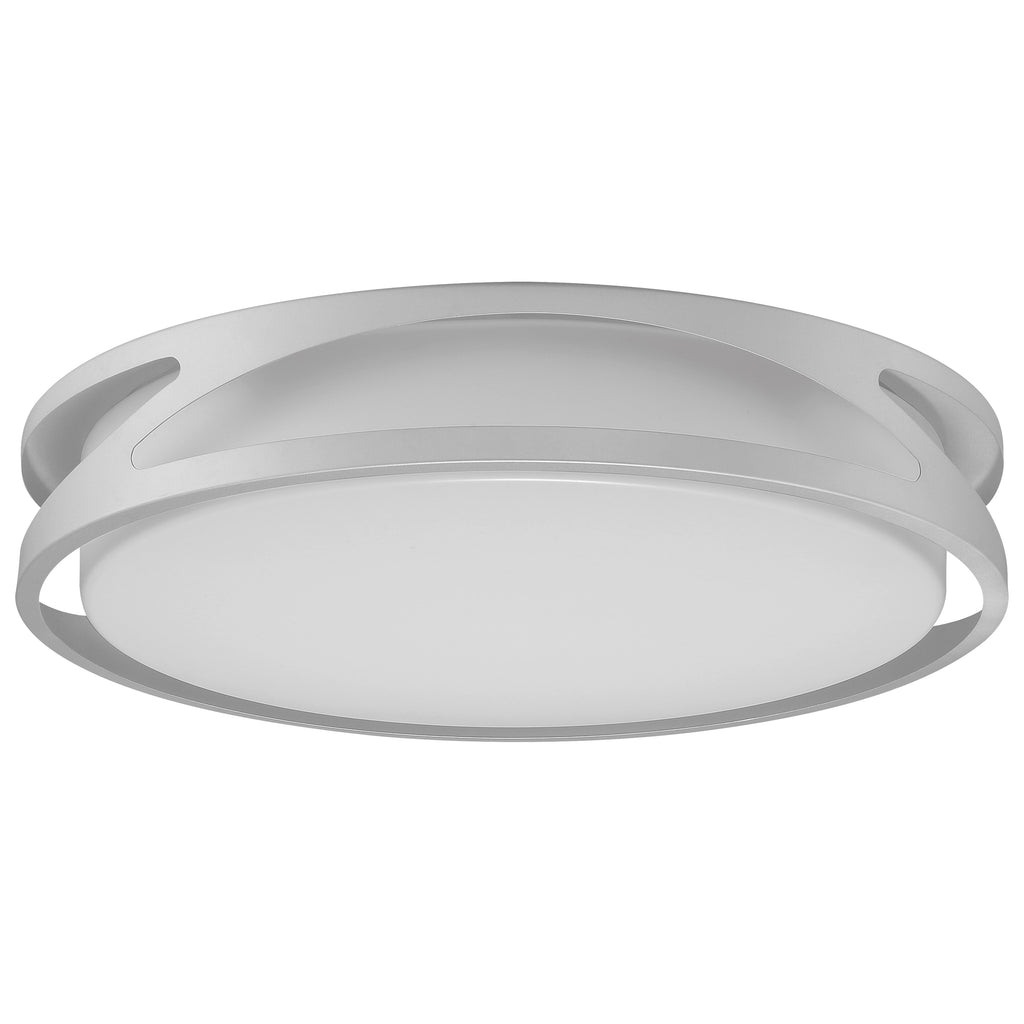 Lucia LED Flush Mount, Satin / 21.75"