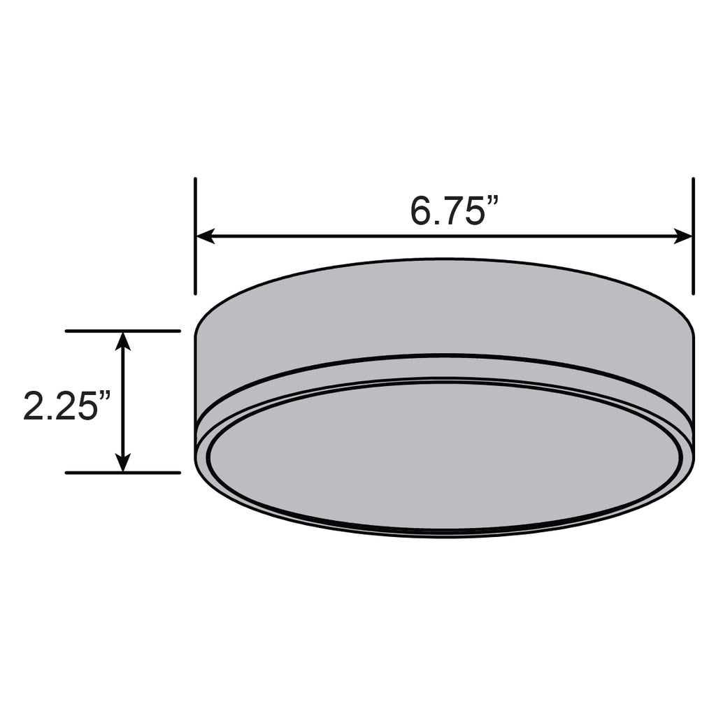 Access Lighting Beat Dual Voltage LED Flush Mount, image 8