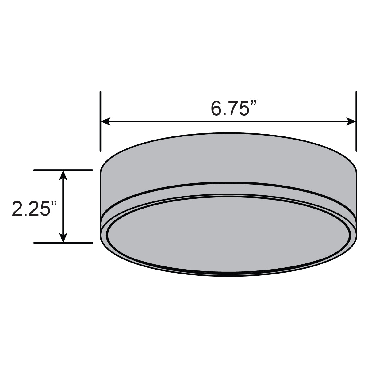 Access Lighting Beat Dual Voltage LED Flush Mount, image 8