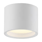 Reel Dual Voltage LED Flush Mount, White / 5.25"