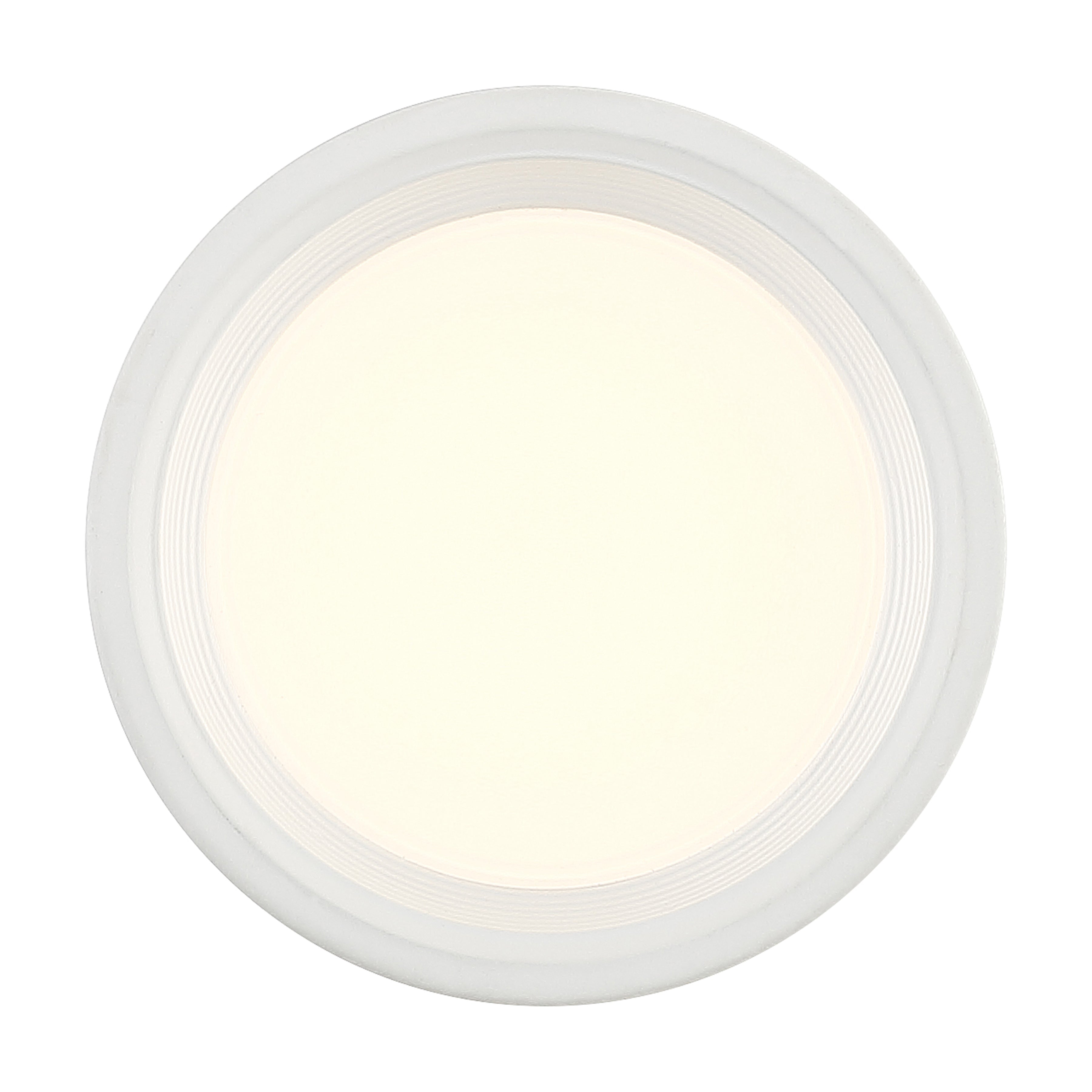 Reel Dual Voltage LED Flush Mount, White / 5.25"