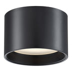 Reel LED Flush Mount, Black