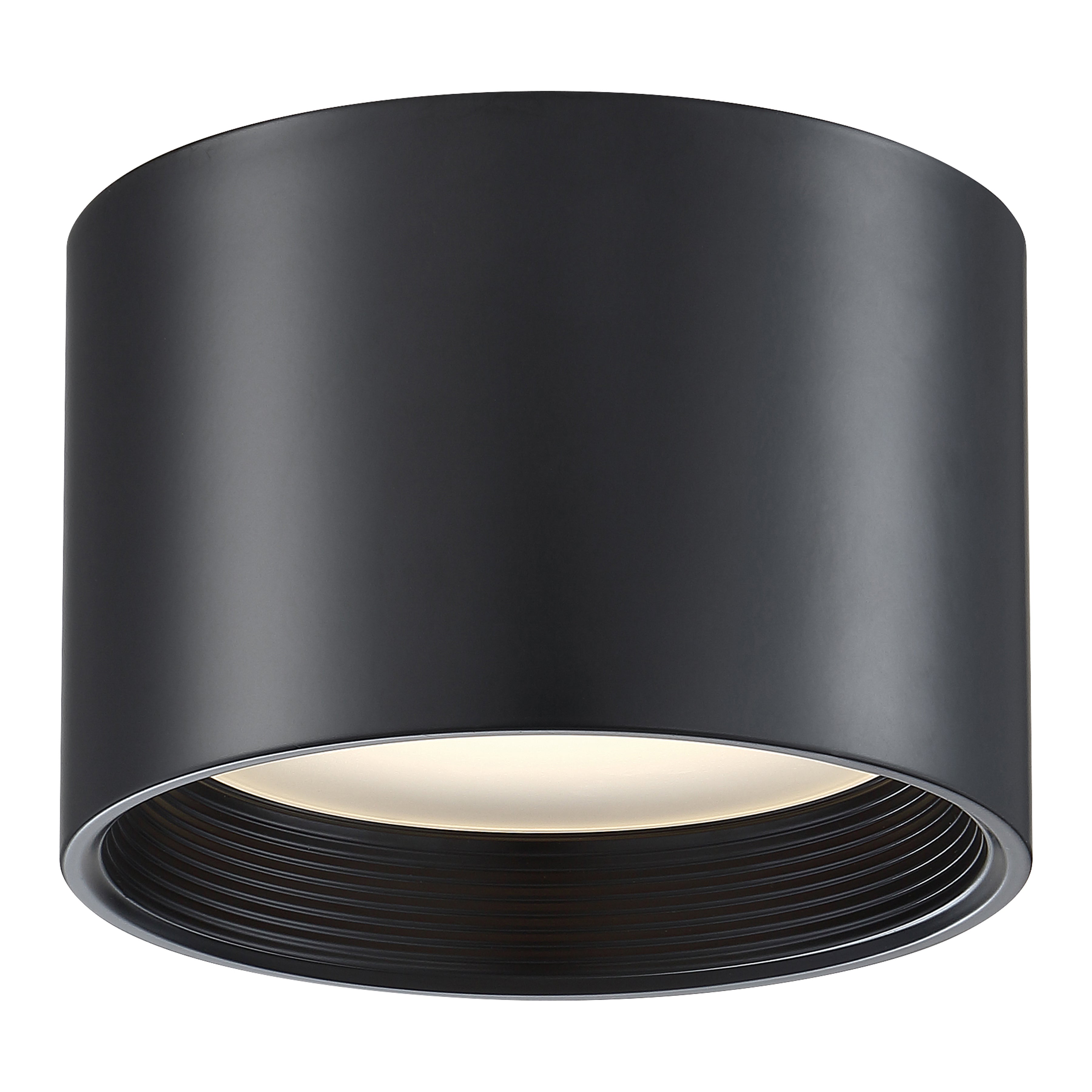 Reel LED Flush Mount, Black