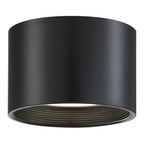 Reel LED Flush Mount, Black