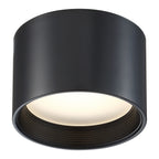 Reel LED Flush Mount, Black