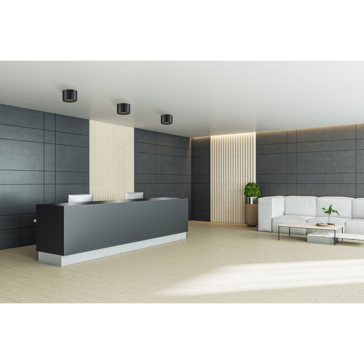 Access Lighting Reel LED Flush Mount, Black, image 7