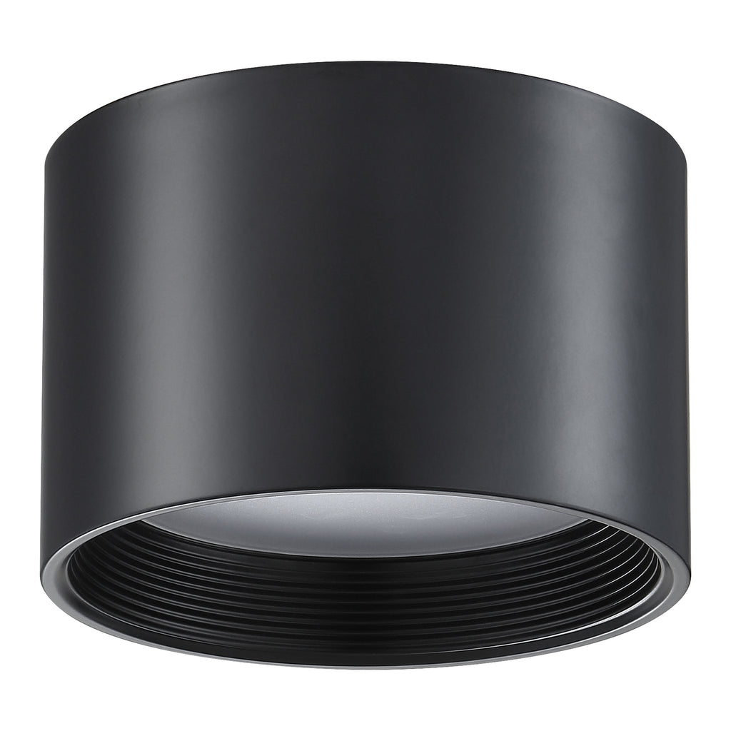 Reel LED Flush Mount, Black
