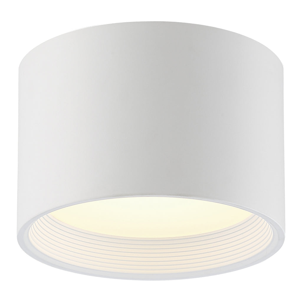 Reel LED Flush Mount, White