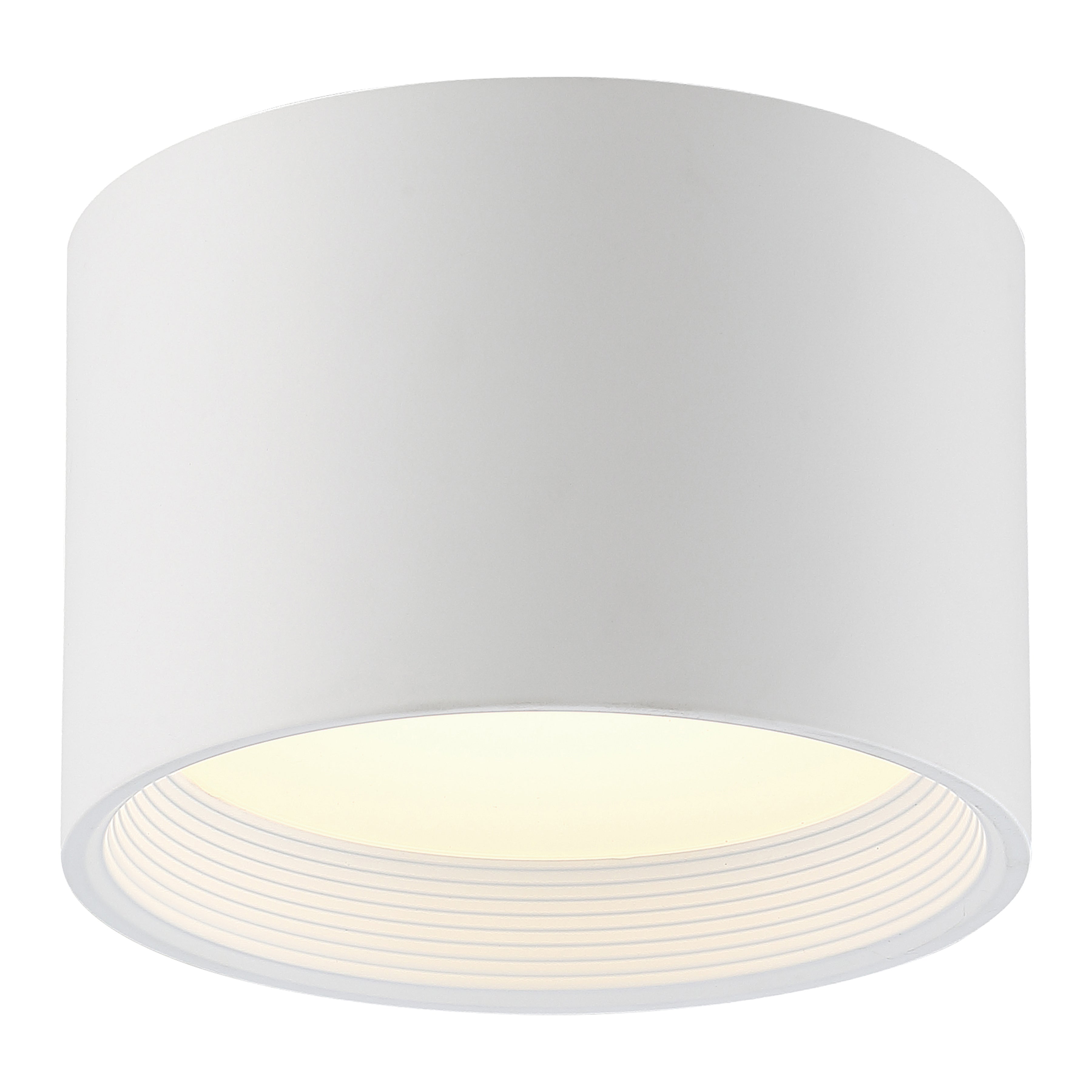 Reel LED Flush Mount, White