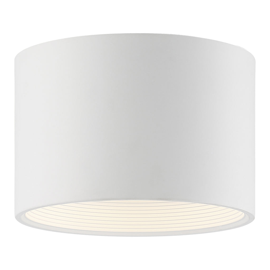 Reel LED Flush Mount, White