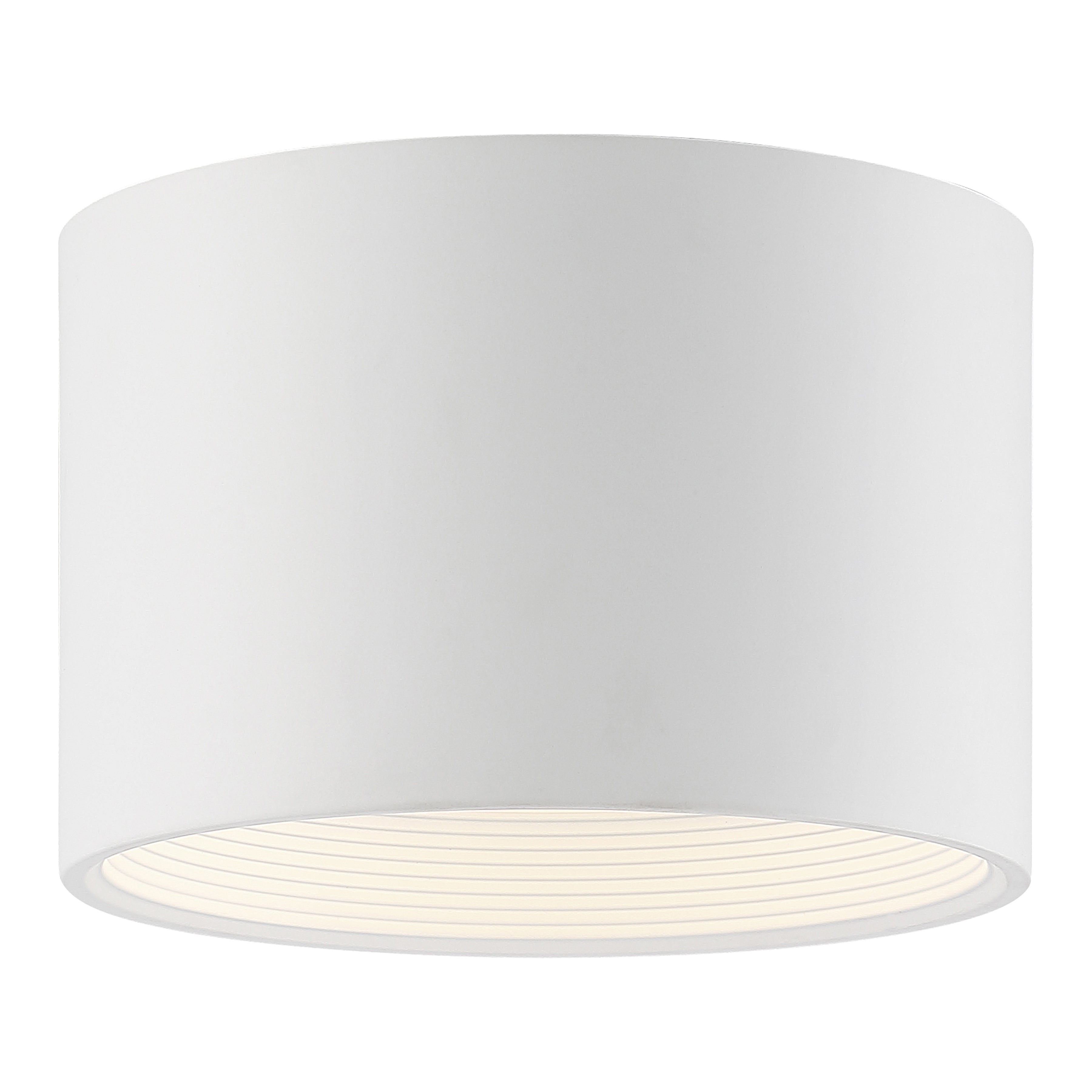 Reel LED Flush Mount, White