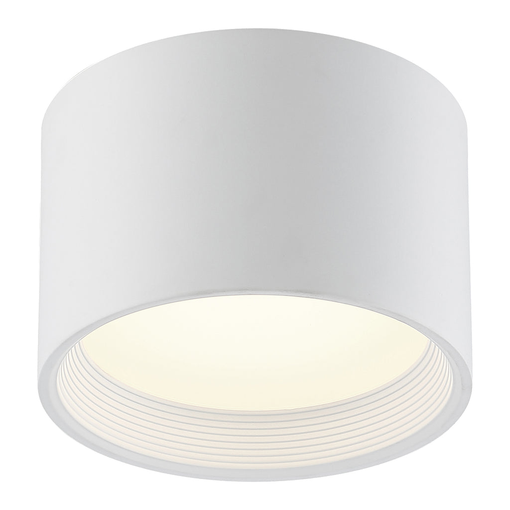 Reel LED Flush Mount, White