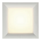Bloc Dual Voltage LED Flush Mount, White