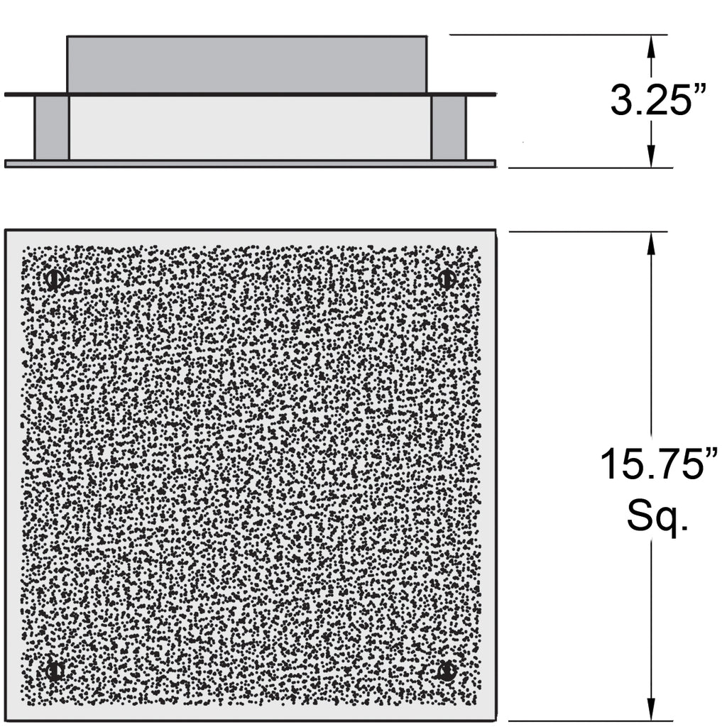 Access Lighting Vision SQ Flush Mount, image 3