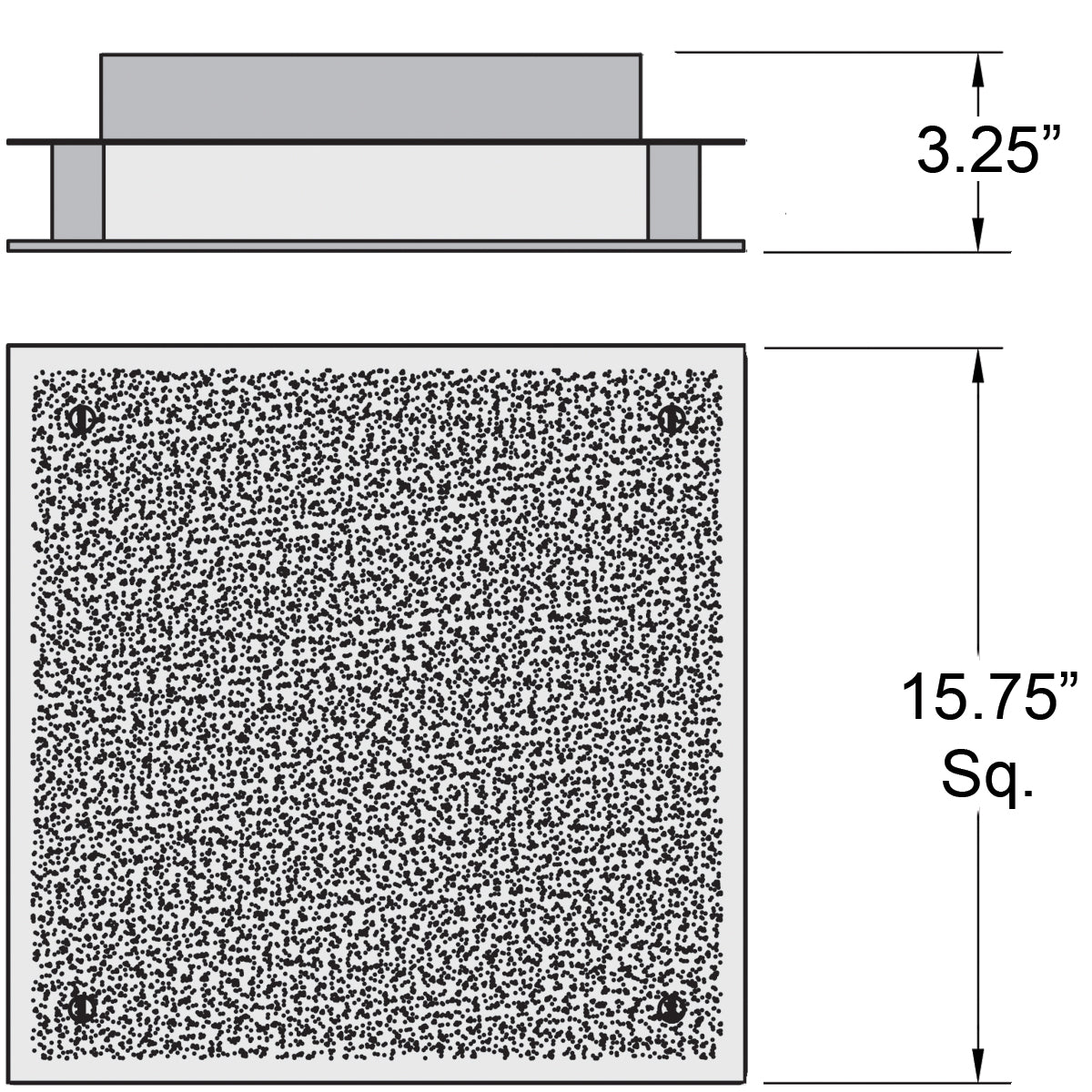 Access Lighting Vision SQ Flush Mount, image 3