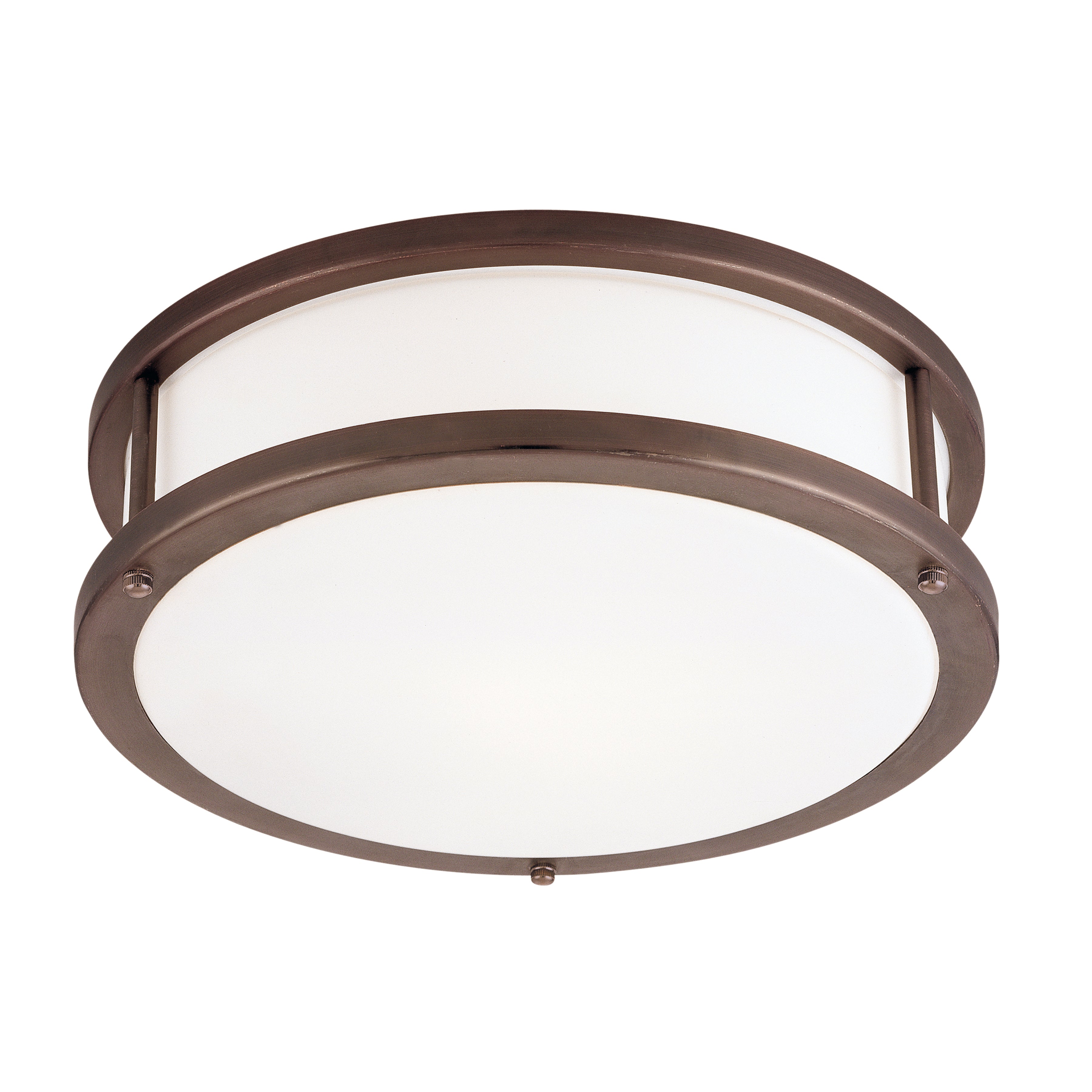 Conga LED Flush Mount, Bronze / 16"