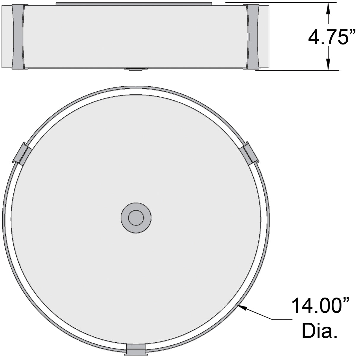 Access Lighting Tara LED Flush Mount, 14", image 3
