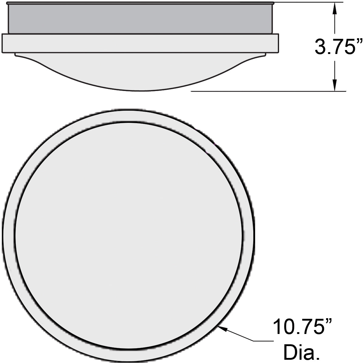 Access Lighting Orion LED Flush Mount, image 8