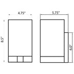 Access Lighting Archi 1 Light Wall Sconce & Vanity, image 3